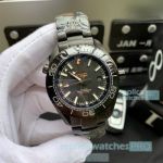 Best Copy Omega Seamaster Planet Ocean GMT Black SS Case Watch